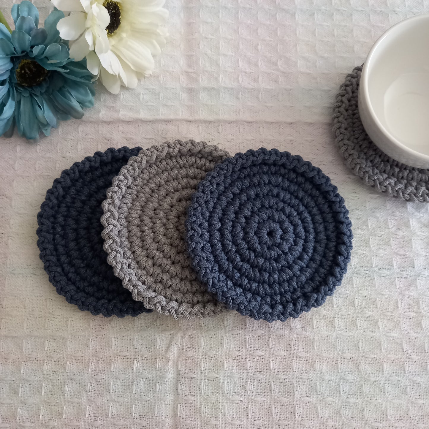 4 PCS Eco Bowl Coaster Set
