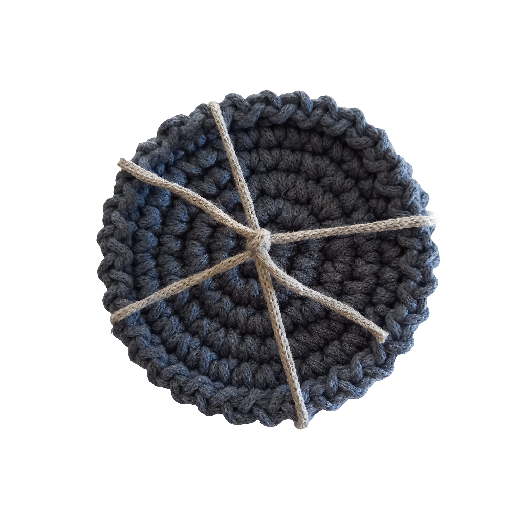 Eco-Friendly Coaster Set - Handmade from Recycled Materials (Set of 4)