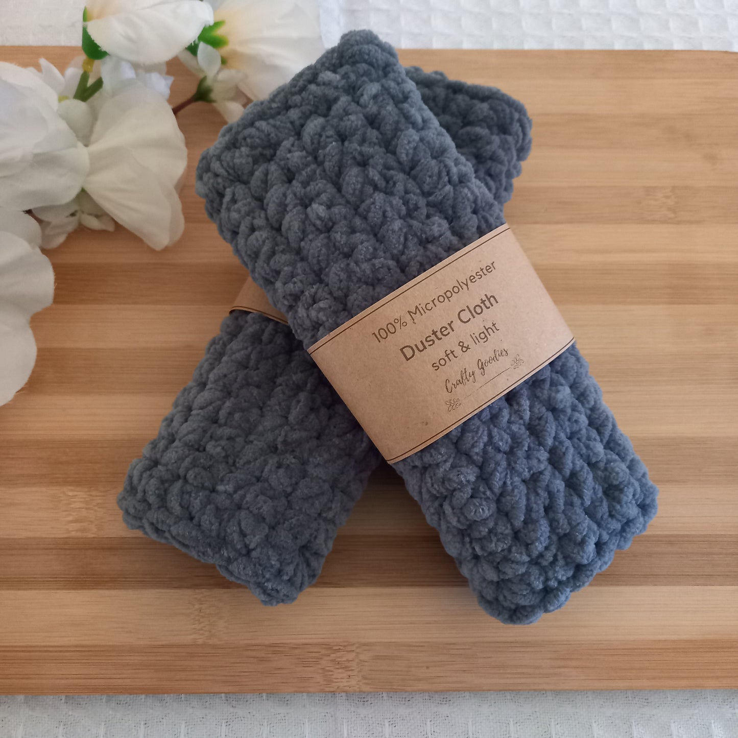 Premium Micropolyester Duster Cloth Set - Professional Cleaning (Set of 2)