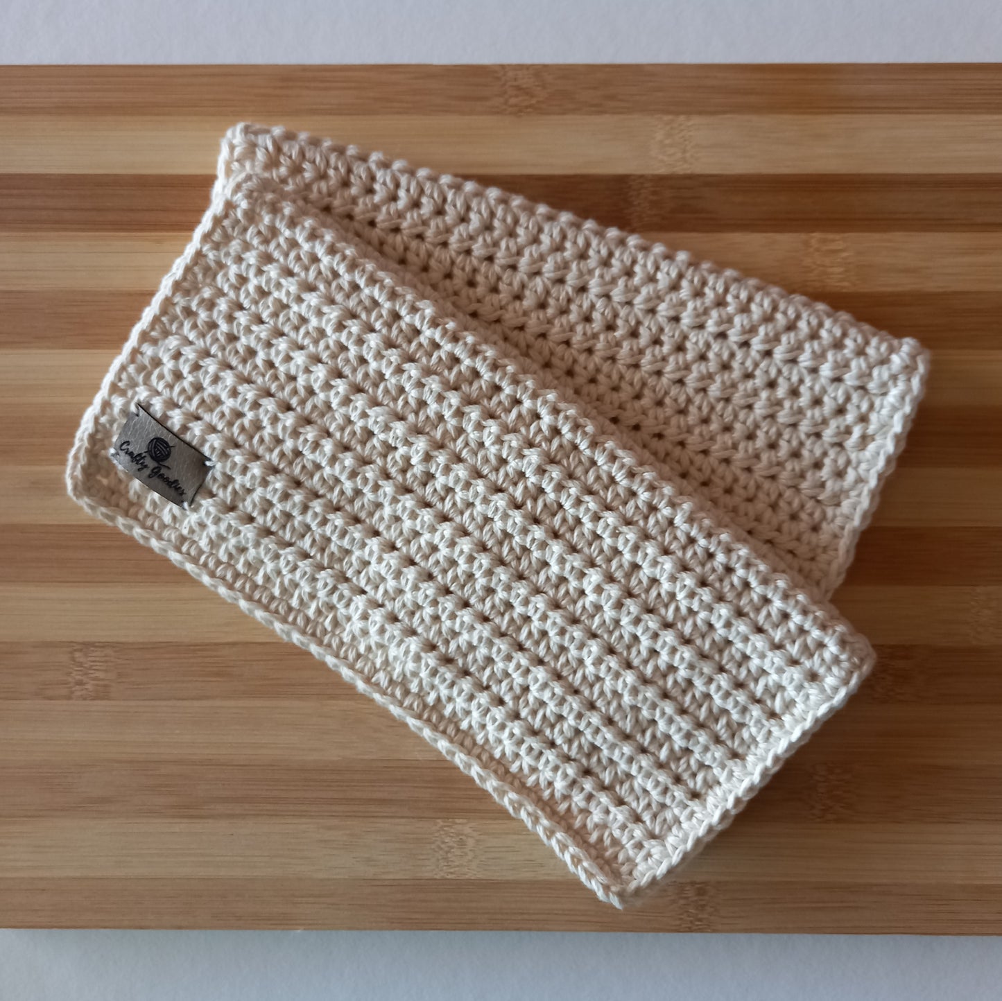 Premium Cotton Dish Cloth Set - Handmade Kitchen Essentials (Set of 2)