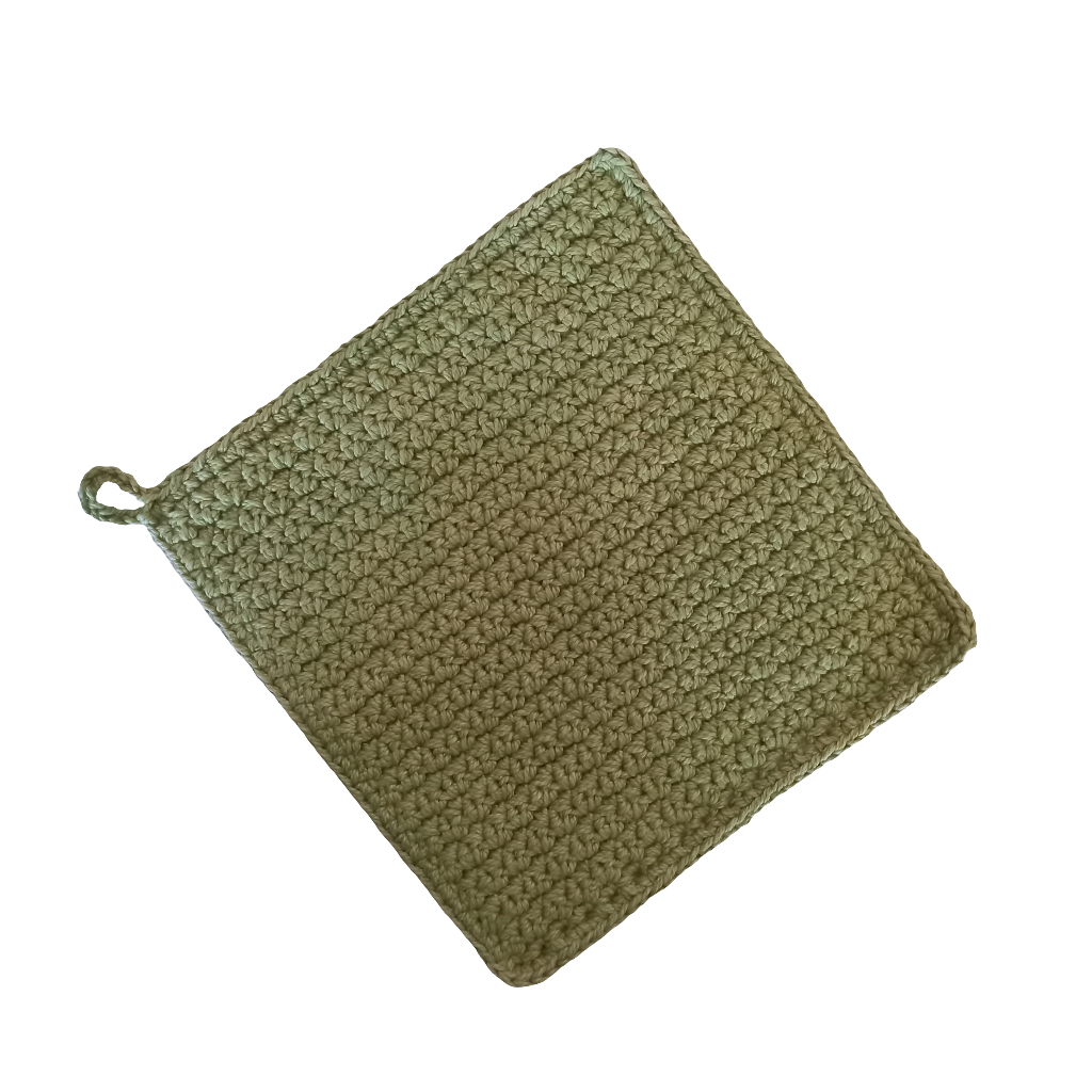 Premium Eco-Cotton Dish Cloth - Single Handmade Kitchen Essential