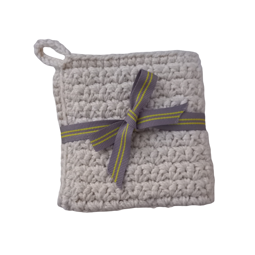 Eco-Cotton Exfoliating Washcloth - Textured Skincare Essential (21cm)