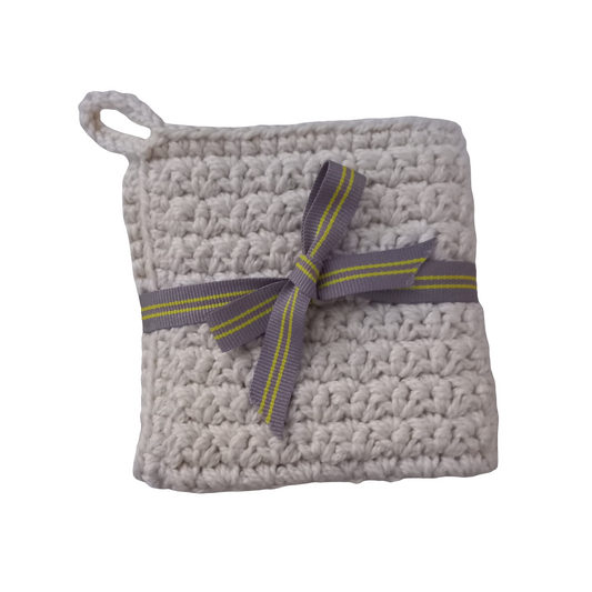 Eco-Cotton Exfoliating Washcloth - Textured Skincare Essential (21cm)