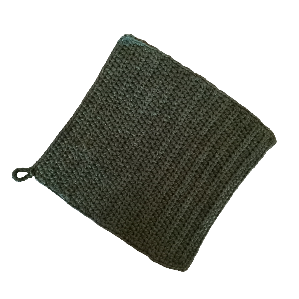 Premium Eco-Cotton Dish Cloth - Single Handmade Kitchen Essential