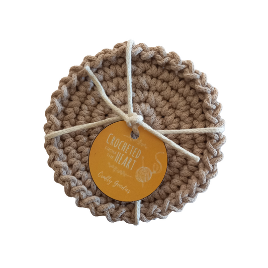 Eco-Friendly Coaster Set - Handmade from Recycled Materials (Set of 4)