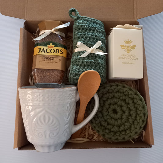 Coffee Lover's Gift Box - Handmade South African Craft Collection