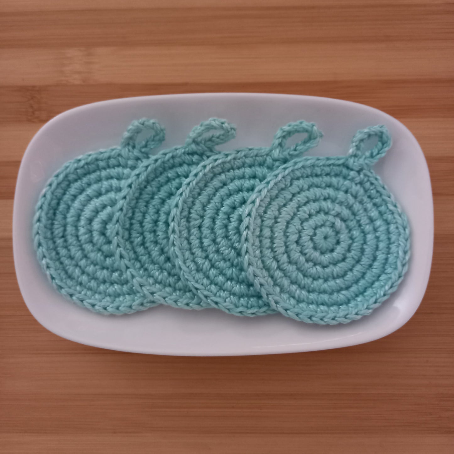 Bamboo Cotton Facial Cleansing Pads - Antibacterial Reusable Pads (7.5cm)